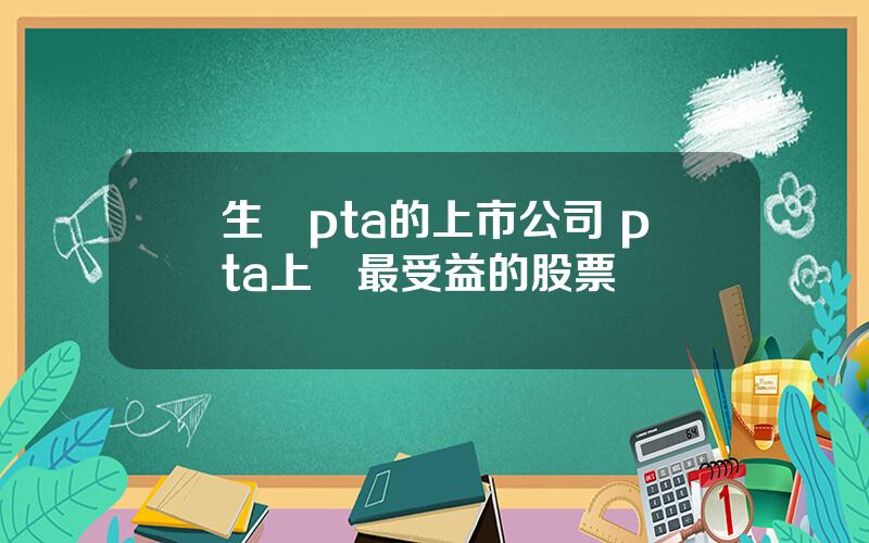 生産pta的上市公司 pta上漲最受益的股票